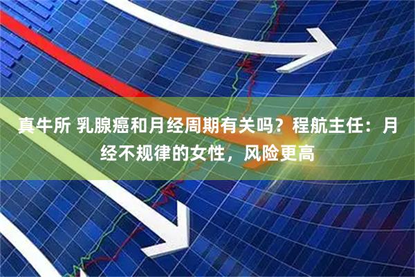 真牛所 乳腺癌和月经周期有关吗？程航主任：月经不规律的女性，风险更高