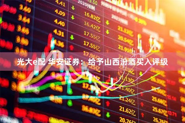 光大e配 华安证券：给予山西汾酒买入评级