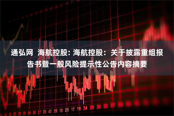 通弘网  海航控股: 海航控股：关于披露重组报告书暨一般风险提示性公告内容摘要